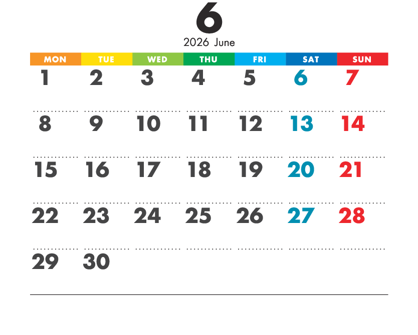 6月