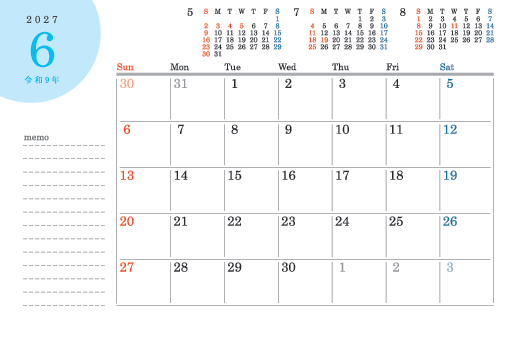6月