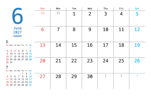 6月