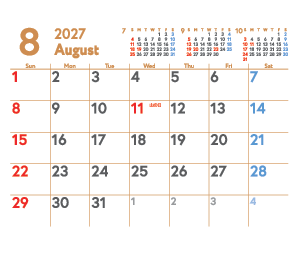 8月